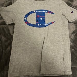 Blue and grey champion t-shirt